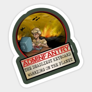 Adminfantry Sticker